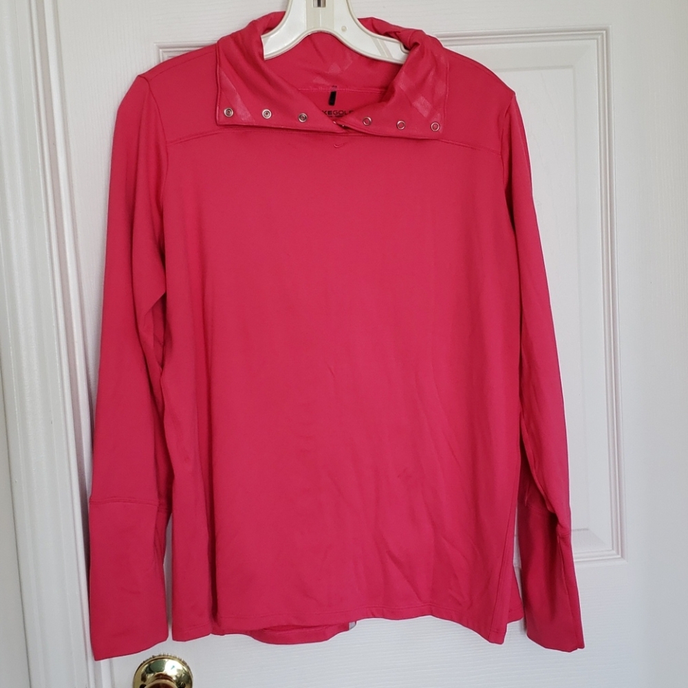 Pink Nike Longsleeve Golf Top